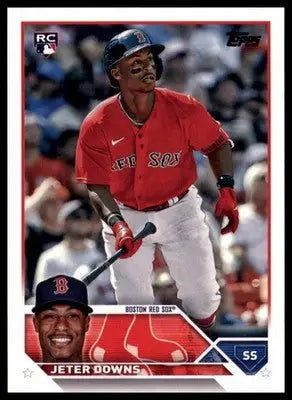 Jeter Downs Rookie 2023 Topps #165 Boston Red Sox - Baseball Card Single