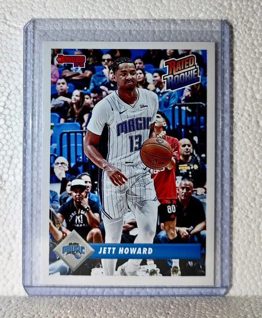 Jett Howard 2023-24 Panini NBA #37 Rated Rookie Retro Card Orlando Magic 1/715 - Basketball Card Single