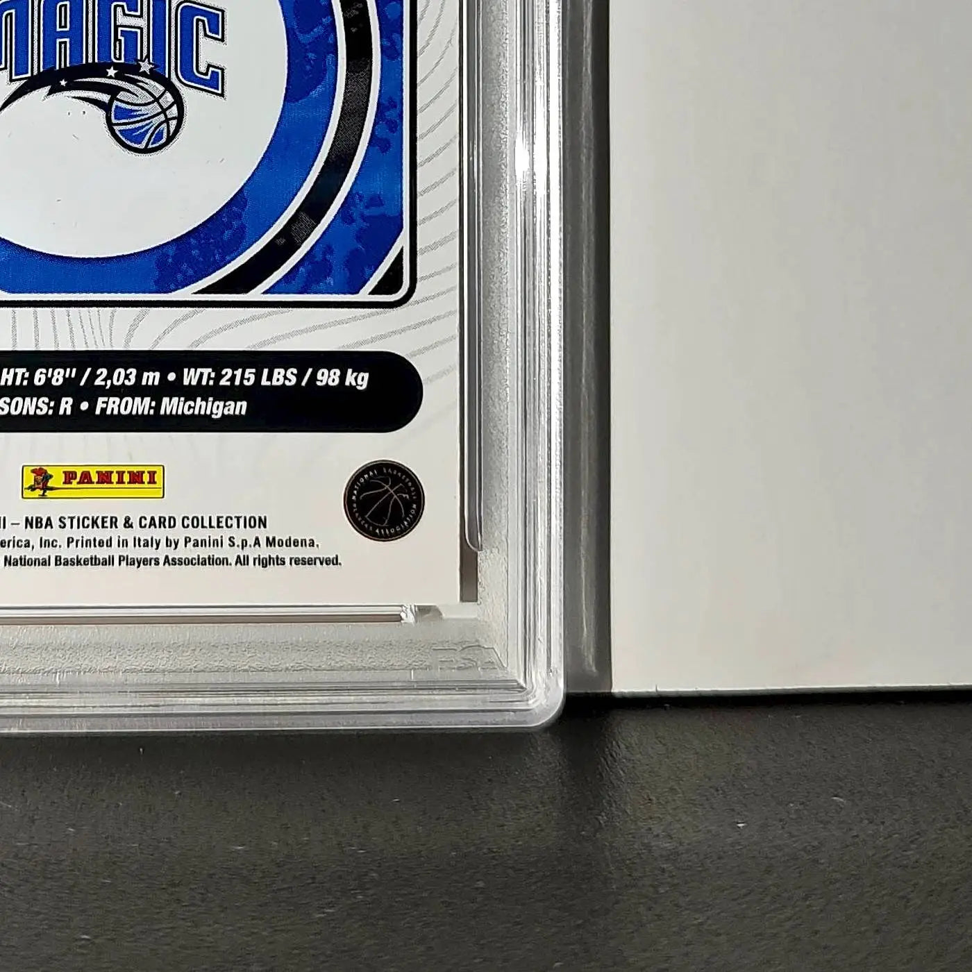Jett Howard 2023-24 Sticker 005/050 Orange Foil 80 PSA 7 NM - Other