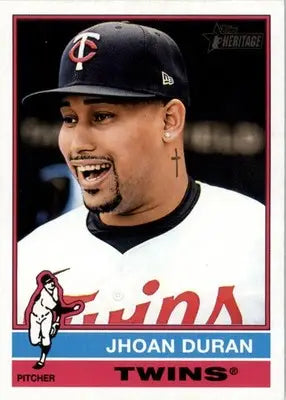 Jhoan Duran - 2025 Topps Heritage - #74 - Baseball - Baseball Card Single