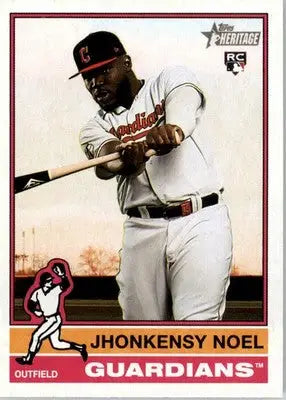 Jhonkensy Noel - 2025 Topps Heritage - #79 - RC Baseball - Baseball Card Single