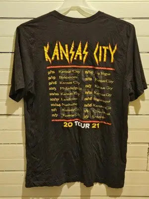 Jill Marie Boutique T-Shirt Unisex Tour Tee Kansas City 20 Tour 21 Black Road - Apparel
