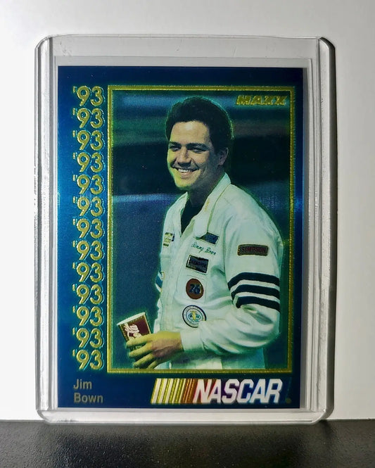 Jim Bown 1993 Maxx Premier Plus Racing #77 NASCAR Card Bown Racing - Racing Card Single
