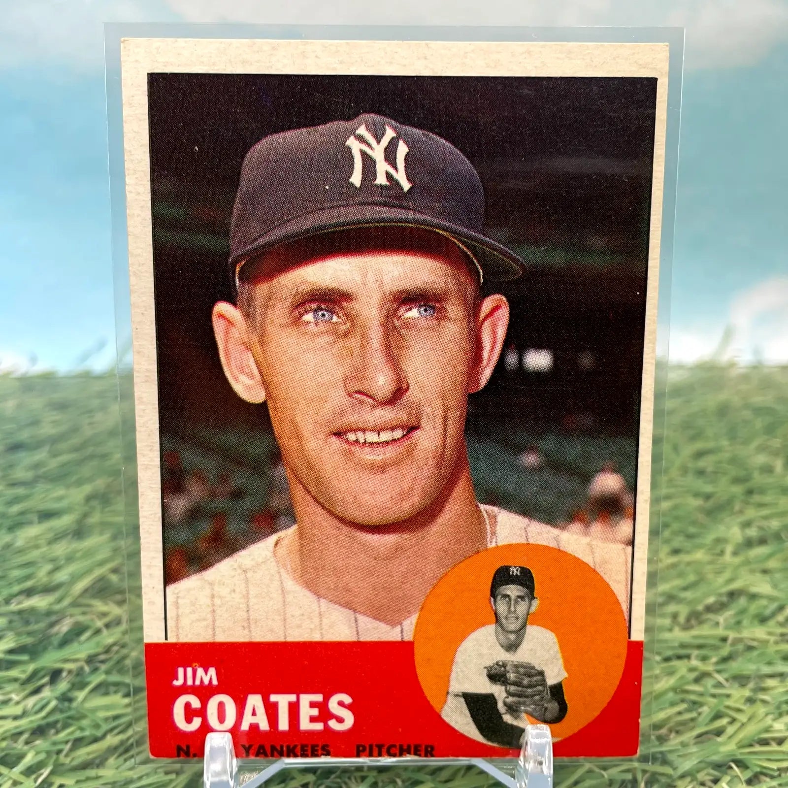 Jim Coates 1963 Topps #237 New York Yankees EX - Baseball Card Single