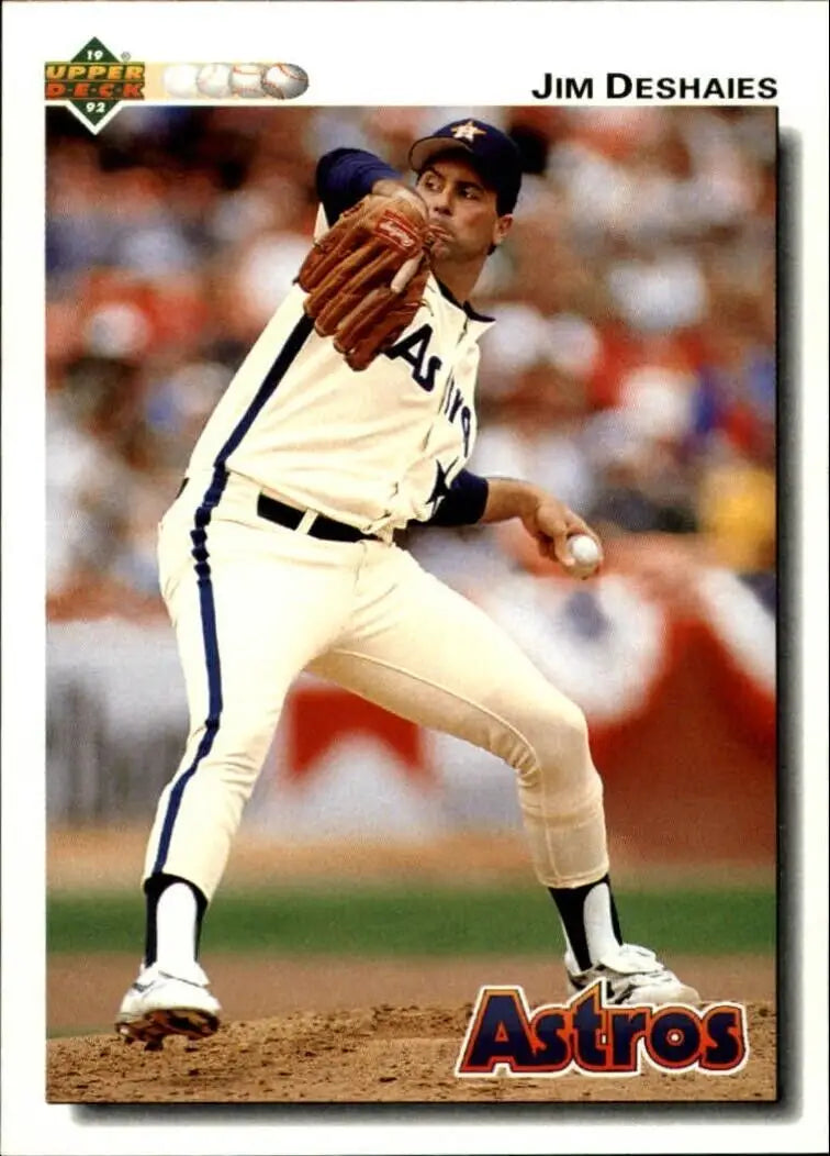Jim Deshaies 1992 Upper Deck MLB #297 Baseball Card Houston Astros - Baseball Card Single