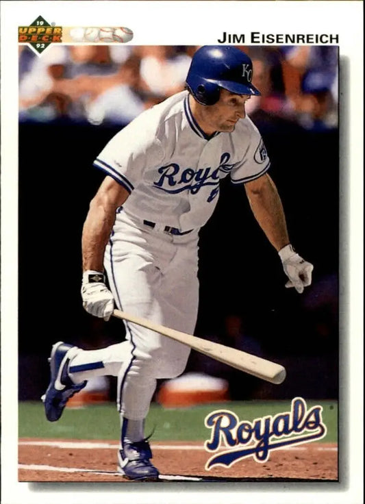 Jim Eisenreich 1992 Upper Deck MLB #539 Baseball Card Kansas City Royals - Baseball Card Single