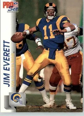 Jim Everett - 1992 Pro Set - #547 - Football - Football Card Single