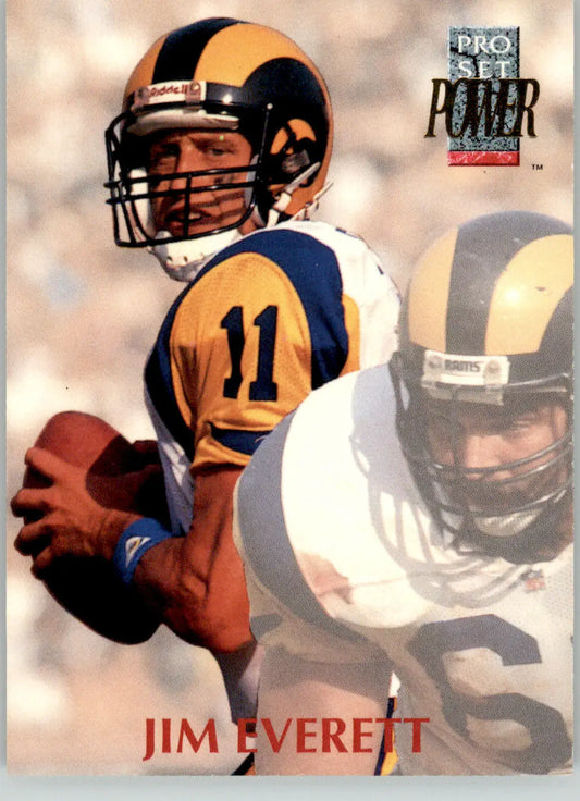 Jim Everett - 1992 Pro Set Power - #207 - Football - Football Card Single