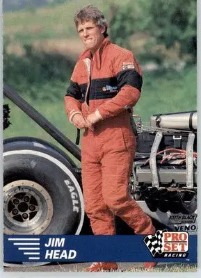 Jim Head - 1991 Pro Set NHRA - #12 - Racing - Racing Card Single
