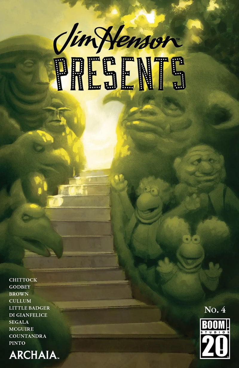 Jim Henson Presents comic book cover featuring Jim Henson from Jim Henson Presents series