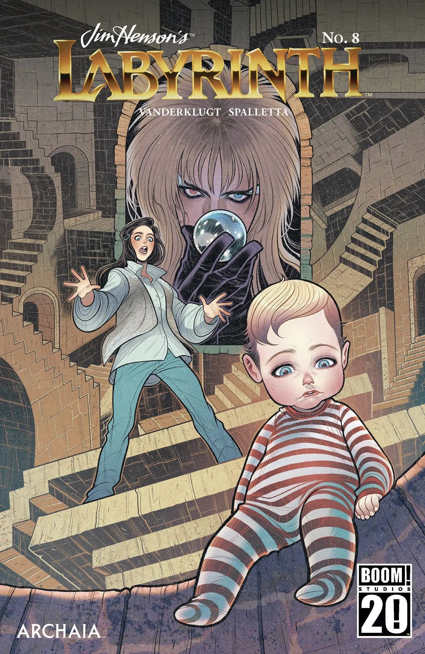 Labyrinth comic book cover Jim Henson s Labyrinth #8 B Variant dressed torque