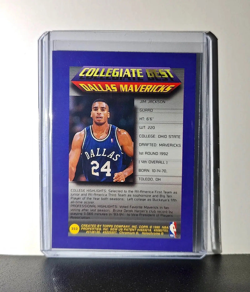 Jim Jackson 1994-95 Topps Finest #253 Collegiate Best
