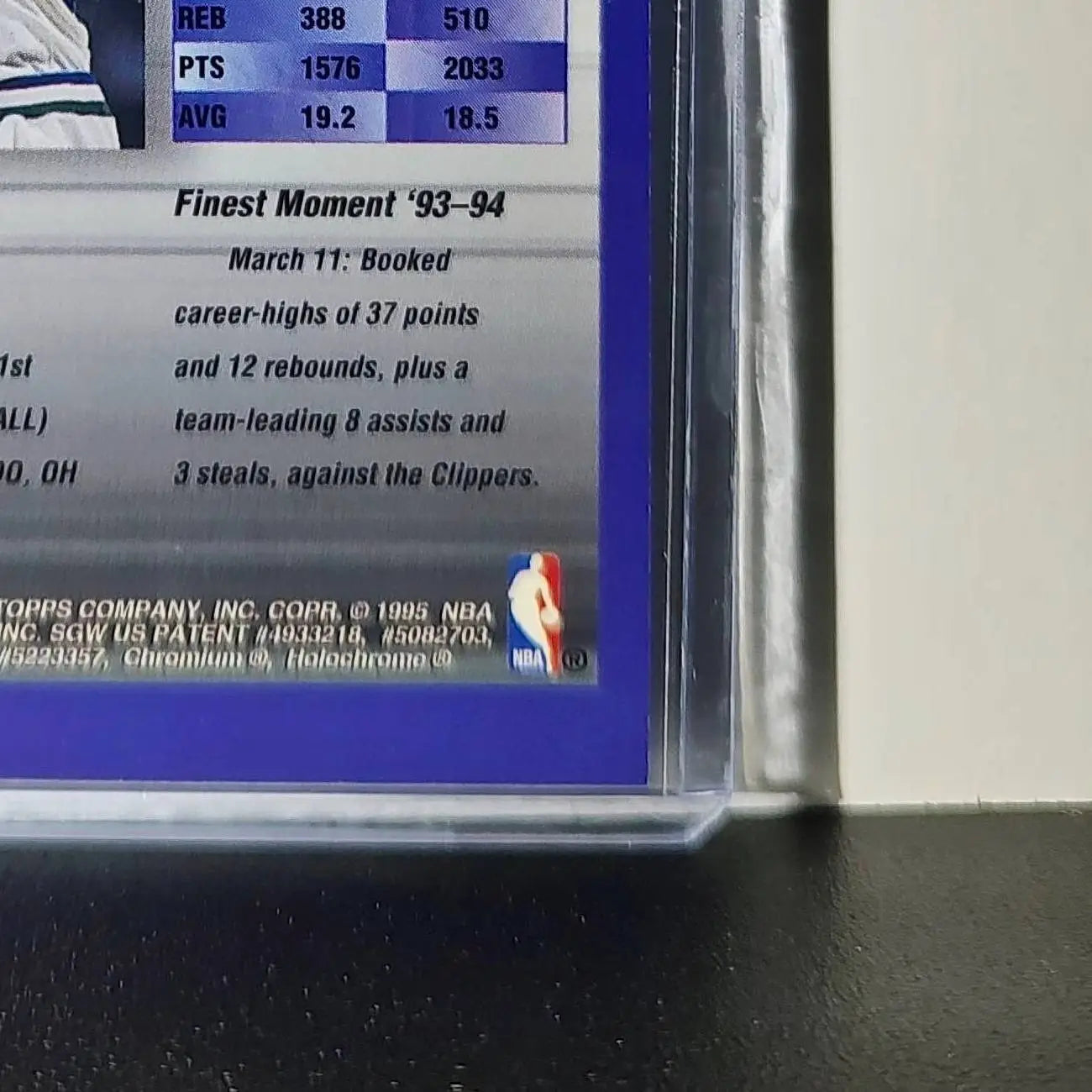 Jim Jackson 1994-95 Topps Finest #265 Basketball Card - Basketball Card Single