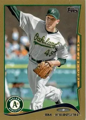 Jim Johnson - 2014 Topps - #487 - Gold #/2014 SN Baseball - Baseball Card Single