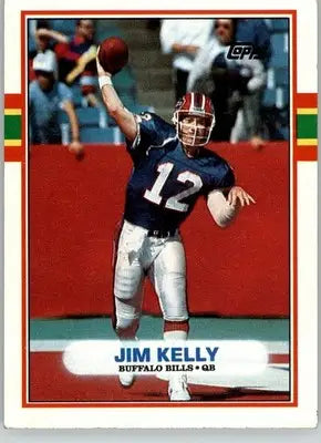 Jim Kelly - 1989 Topps - #46 - Football - Football Card Single