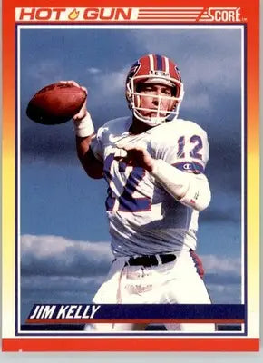 Jim Kelly - 1990 Score - #318 - Football - Football Card Single