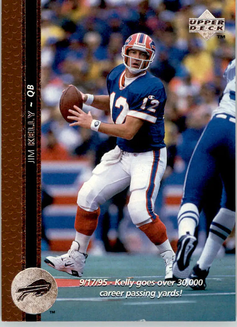 Jim Kelly - 1996 Upper Deck - #184 - Football - Football Card Single