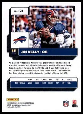 Jim Kelly 2022 Donruss #121 Buffalo Bills - Football Card Single