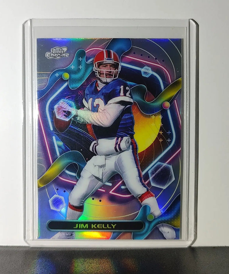 Jim Kelly 2023 Topps Chrome Cosmic NFL #259 Refractor Card Buffalo Bills - Football Card Single