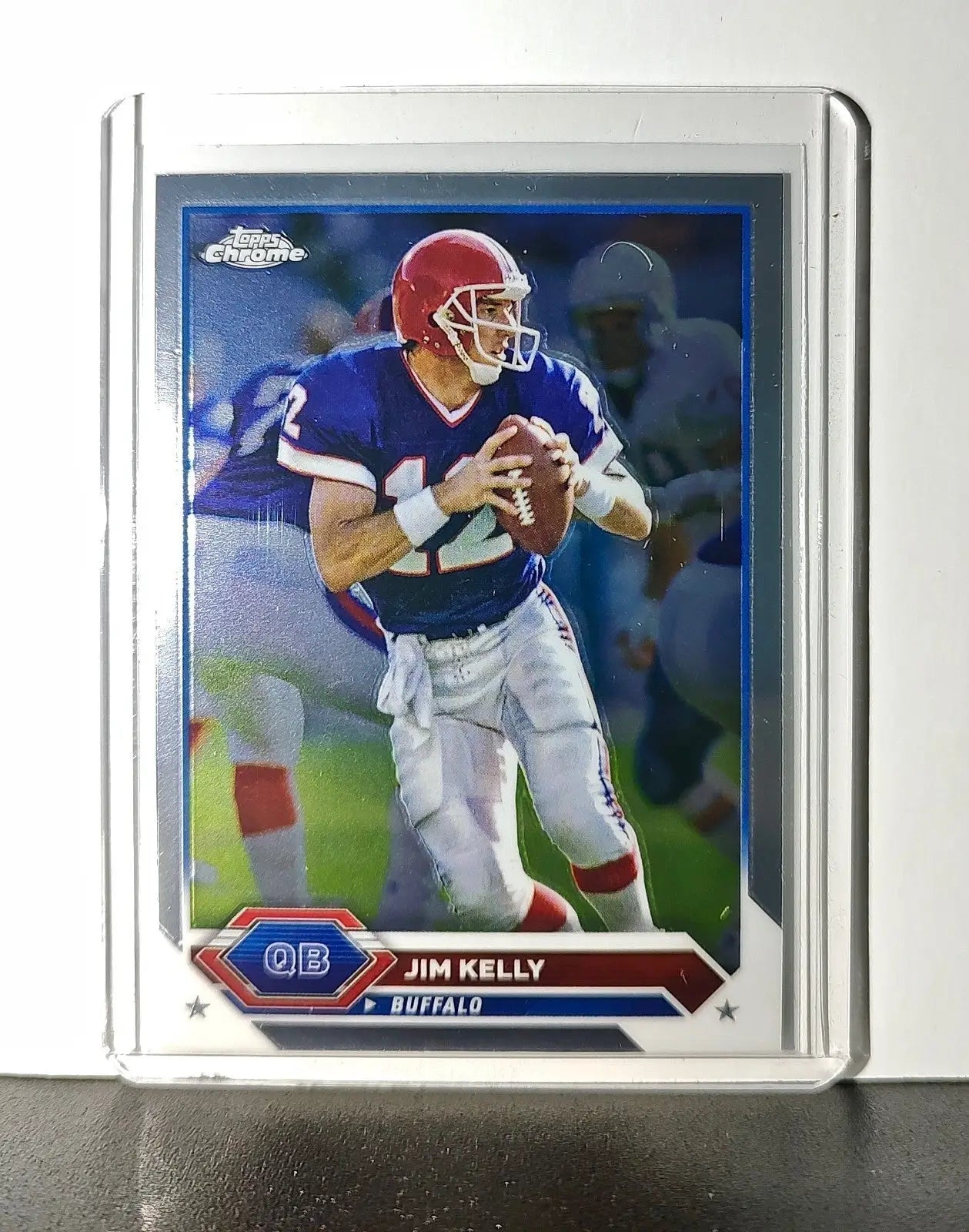 Jim Kelly 2023 Topps Chrome NFL #46 Card Buffalo Bills - Football Card Single