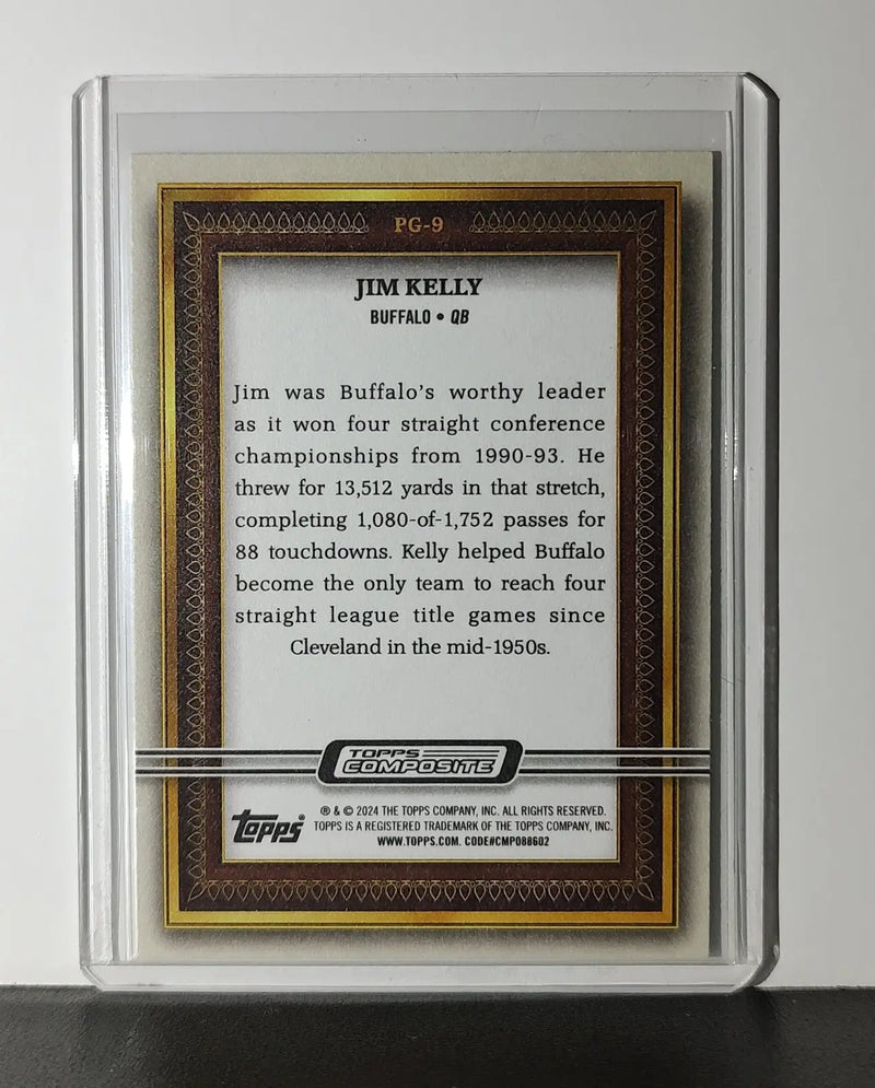 Jim Kelly 2023 Topps Gallery NFL #PG-9 Card Buffalo Bills