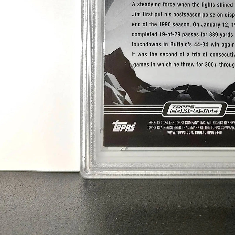 Jim Kelly 2023 Topps Midnight Morning Parallel 057/125 #305 PSA 9 Mint
