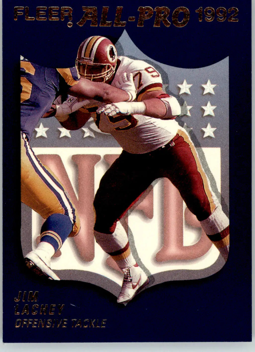 Jim Lachey - 1992 Fleer - #5 - Fleer All-Pro 1992 Football