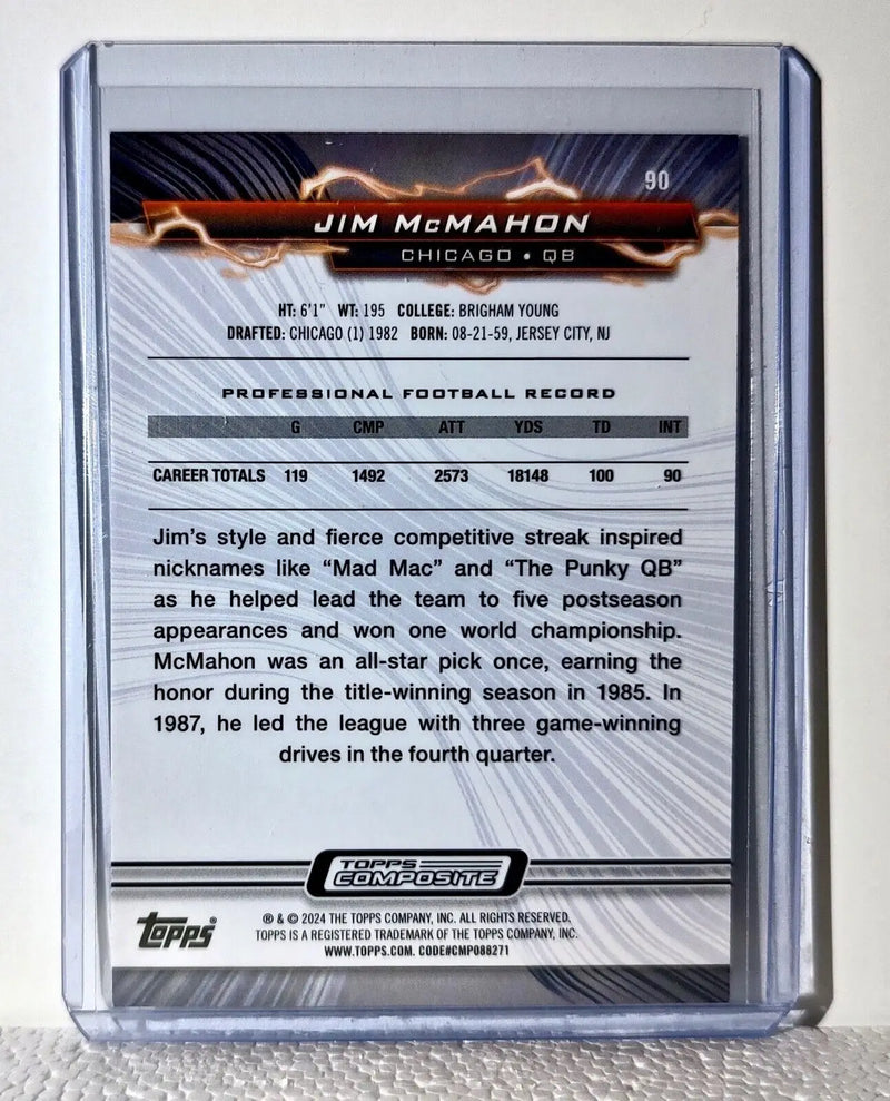 Jim McMahon 2023 Resurgence NFL #90 Football Card Chicago Bears