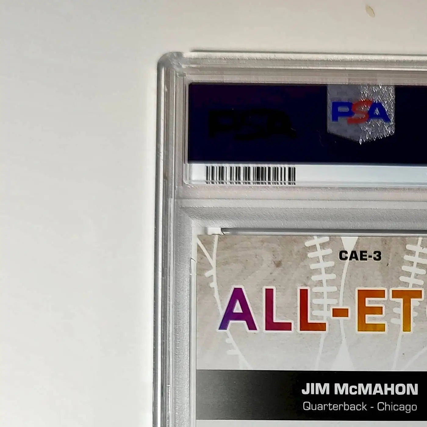 Jim McMahon 2023 Topps Chrome ALL-ETCH Refractor #CAE-3 PSA 10 Gem Mint - Other