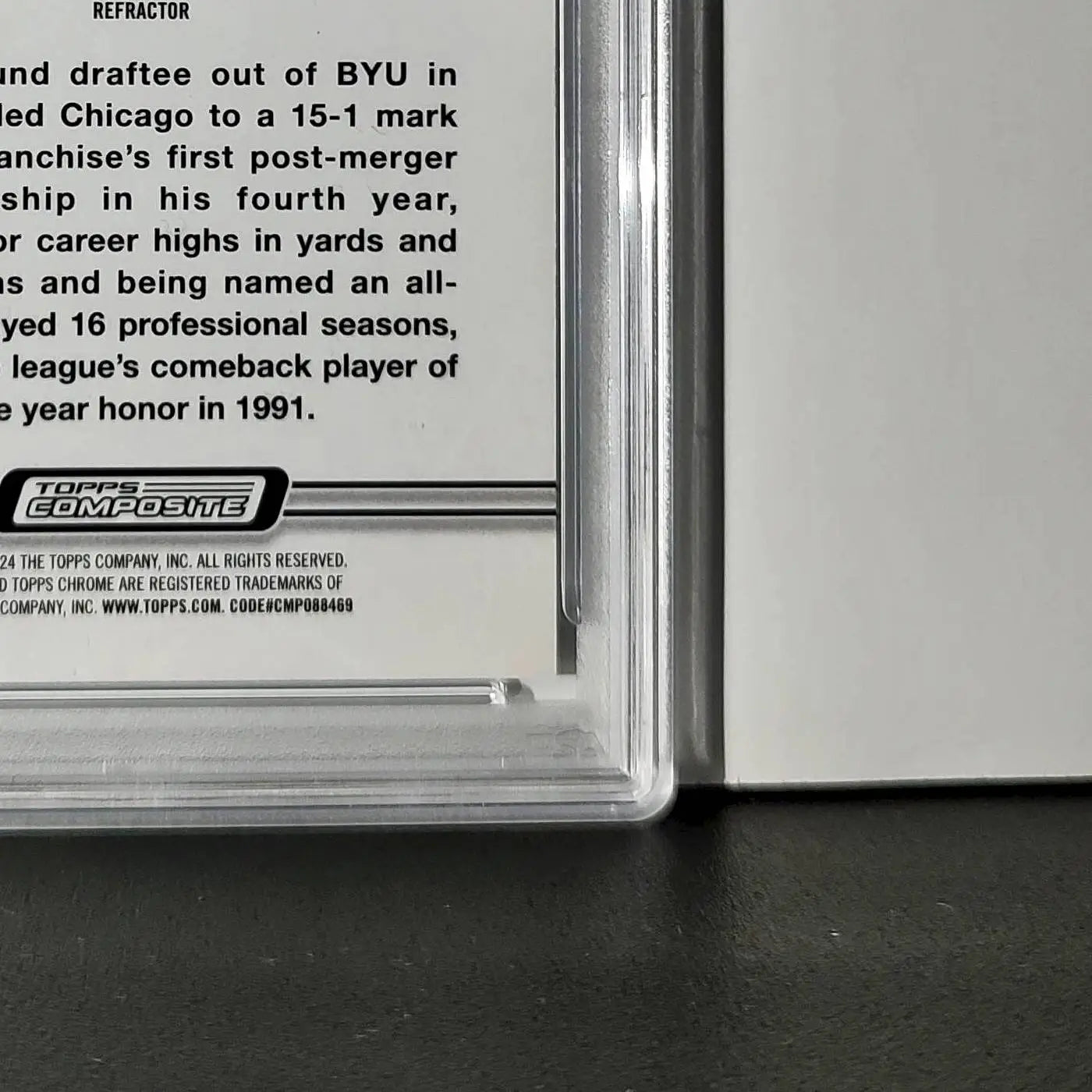 Jim McMahon 2023 Topps Chrome ALL-ETCH Refractor #CAE-3 PSA 10 Gem Mint - Other