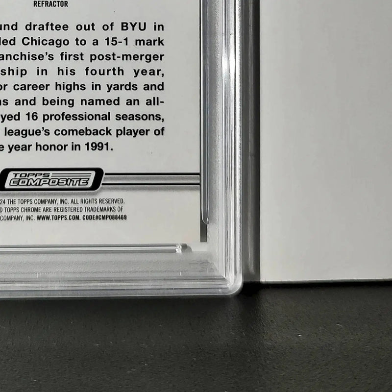 Jim McMahon 2023 Topps Chrome ALL-ETCH Refractor #CAE-3 PSA 10 Gem Mint - Other