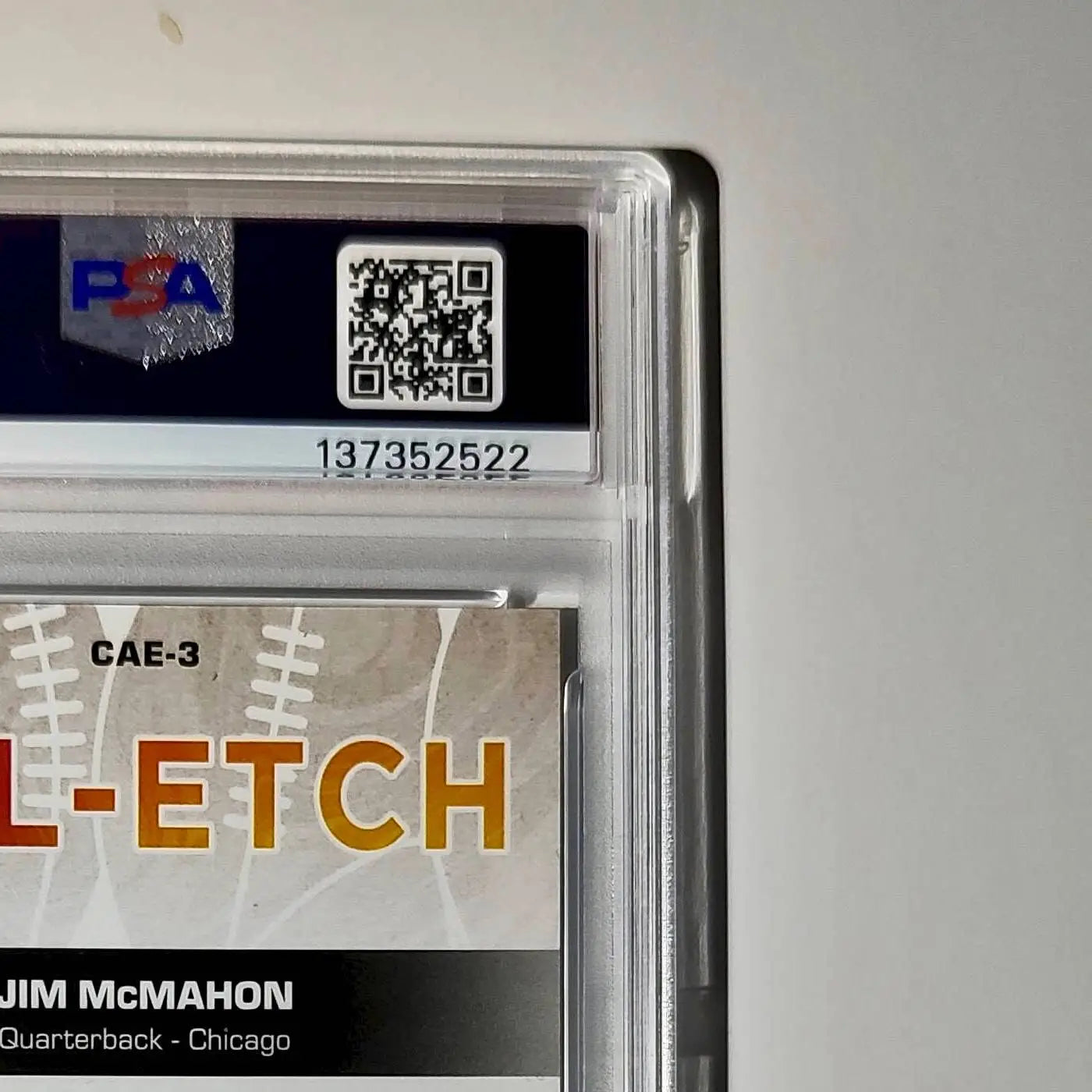 Jim McMahon 2023 Topps Chrome ALL-ETCH Refractor #CAE-3 PSA 10 Gem Mint - Other