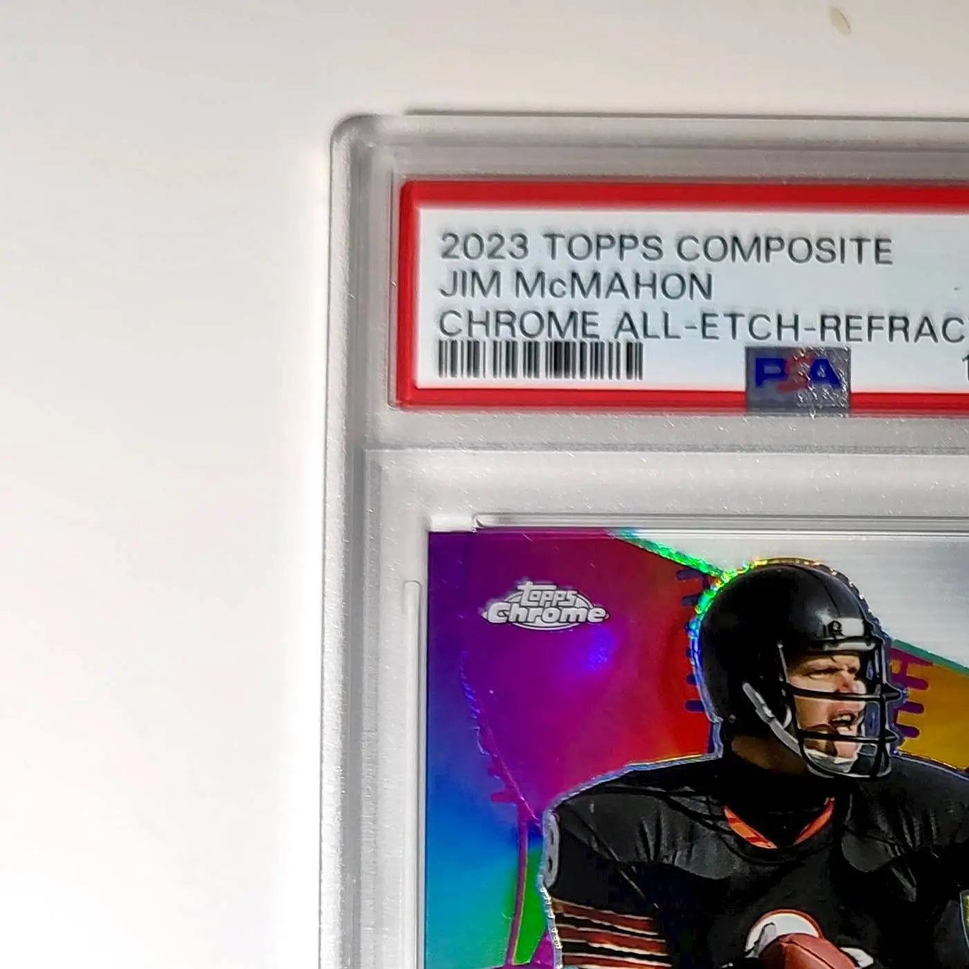 Jim McMahon 2023 Topps Chrome ALL-ETCH Refractor #CAE-3 PSA 10 Gem Mint - Other