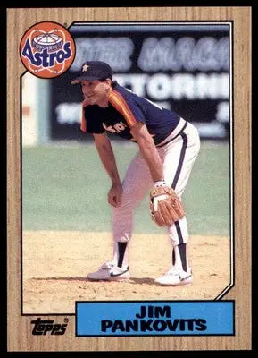 Jim Pankovits 1987 Topps #249 Houston Astros - Baseball Card Single