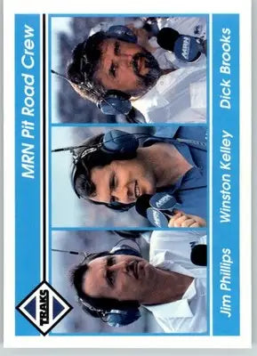Jim Phillips / Winston Kelley / Dick Brooks - 1992 Traks - #131 - Racing - Racing Card Single