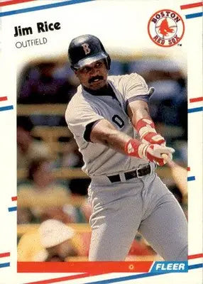 Jim Rice - 1988 Fleer - #361 - Baseball - Baseball Card Single
