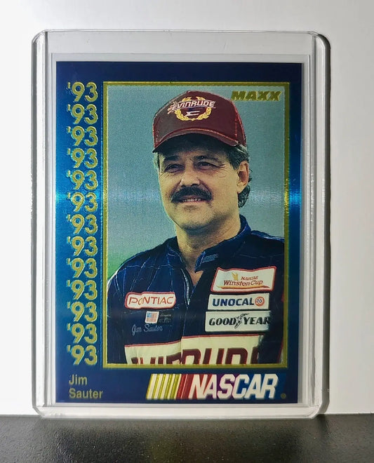 Jim Sauter 1993 Maxx Premier Plus Racing #58 NASCAR Card Mueller Brothers Racing - Racing Card Single