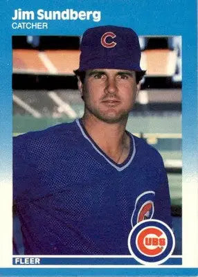 Jim Sundberg - 1987 Fleer Update - #U-114 - Baseball - Baseball Card Single