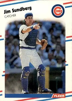 Jim Sundberg - 1988 Fleer - #434 - Baseball - Baseball Card Single