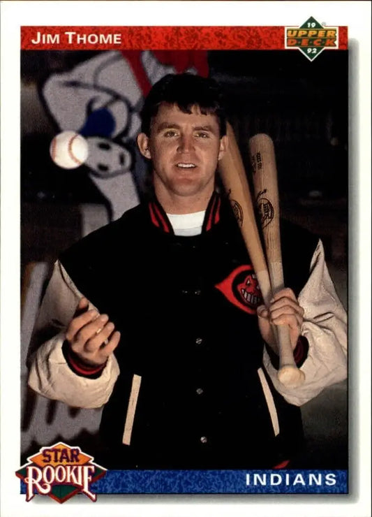 Jim Thome 1992 Upper Deck MLB #5 Baseball Card Cleveland Indians - Baseball Card Single
