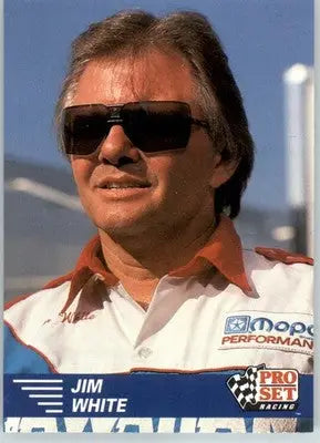 Jim White - 1991 Pro Set NHRA - #21 - Racing - Racing Card Single