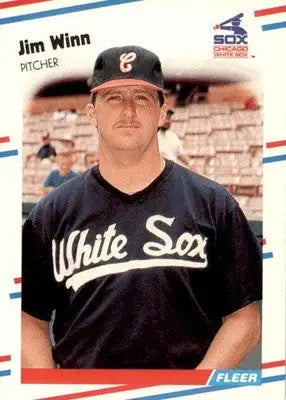 Jim Winn - 1988 Fleer - #413 - Baseball - Baseball Card Single
