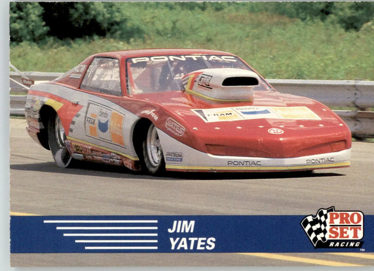 Jim Yates’ Car - 1991 Pro Set NHRA - #96 - Racing - Racing Card Single