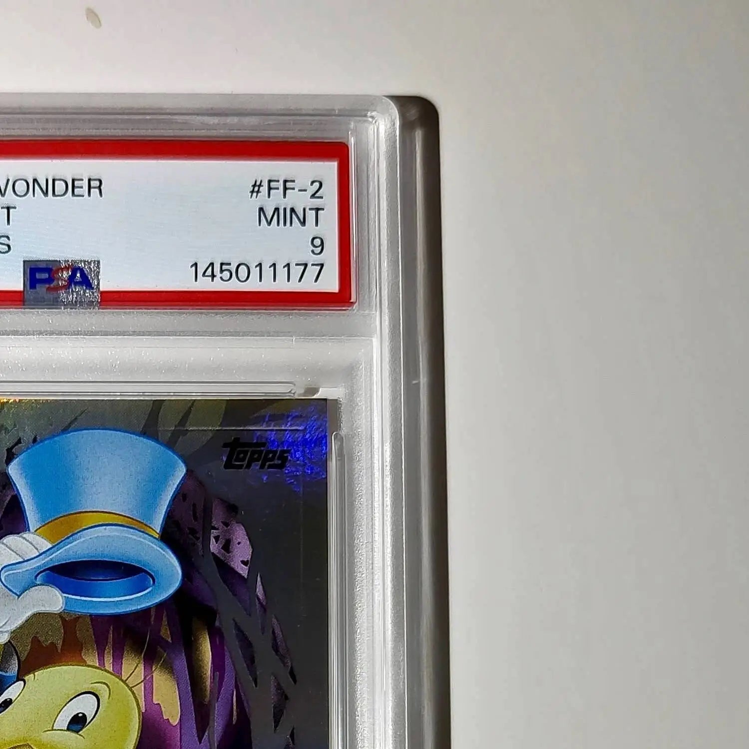 Jiminy Cricket 2025 Topps Disney #FF-2 Furry Friends Card Pinocchio PSA 9 - Non-Sports Card Single