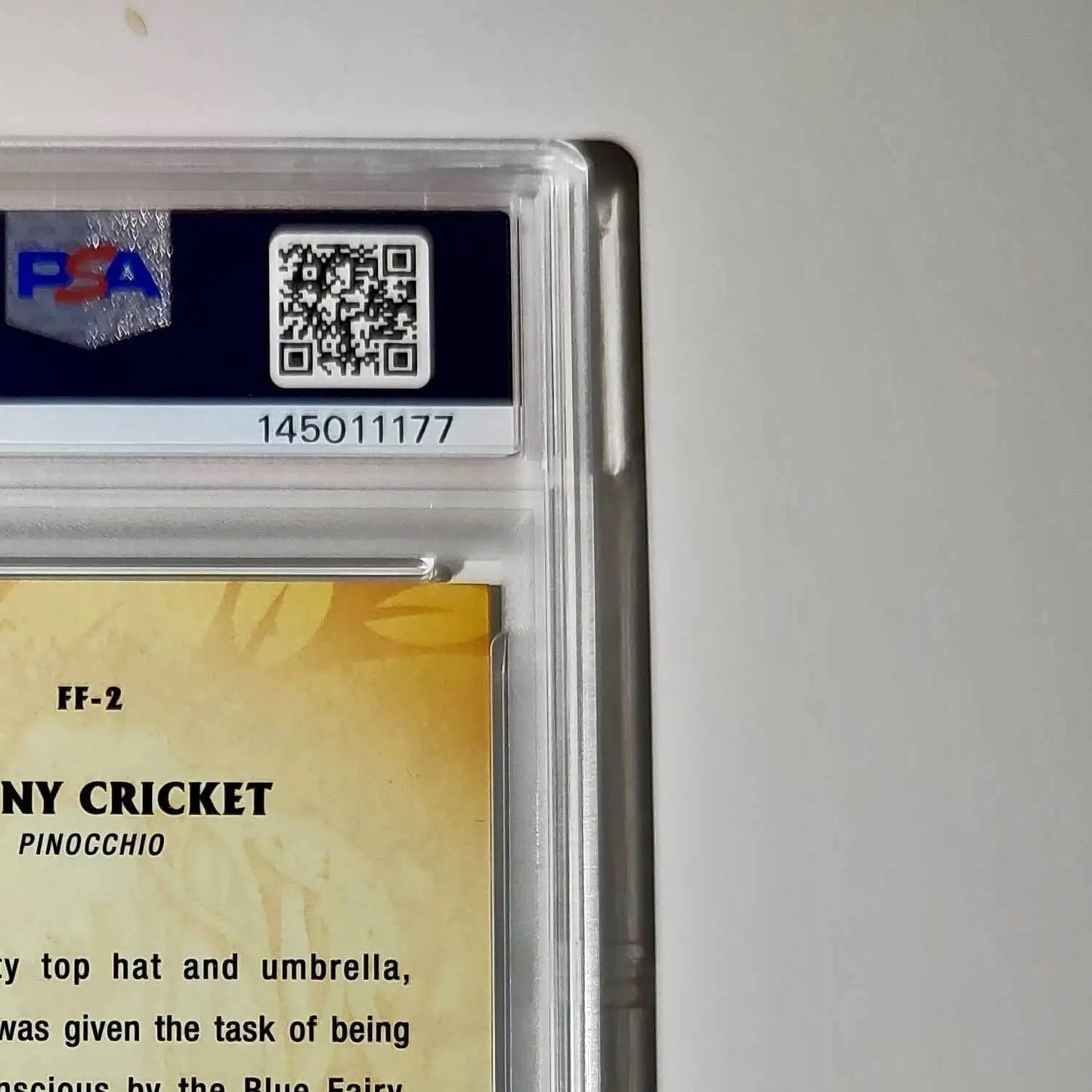 Jiminy Cricket 2025 Topps Disney #FF-2 Furry Friends Card Pinocchio PSA 9 - Non-Sports Card Single