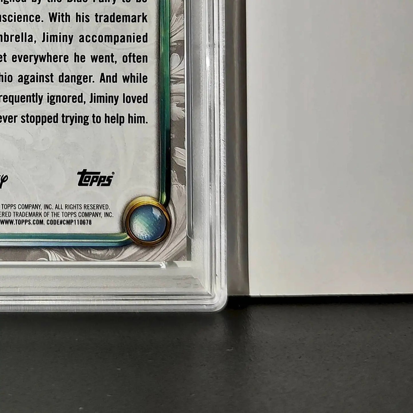 Jiminy Cricket 2025 Topps Disney Wonder #10 Winter Variant Card Pinocchio PSA 9 - Non-Sports Card Single