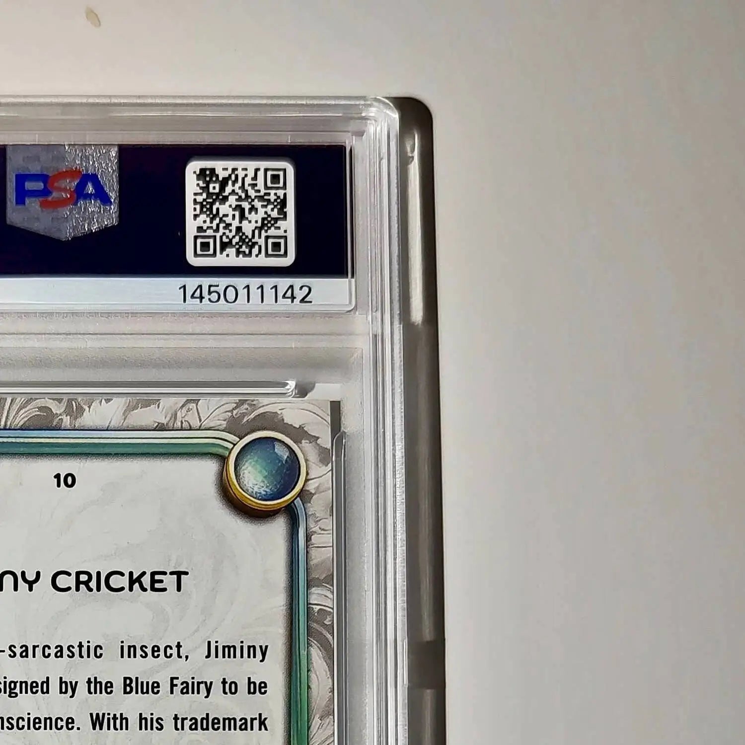 Jiminy Cricket 2025 Topps Disney Wonder #10 Winter Variant Card Pinocchio PSA 9 - Non-Sports Card Single