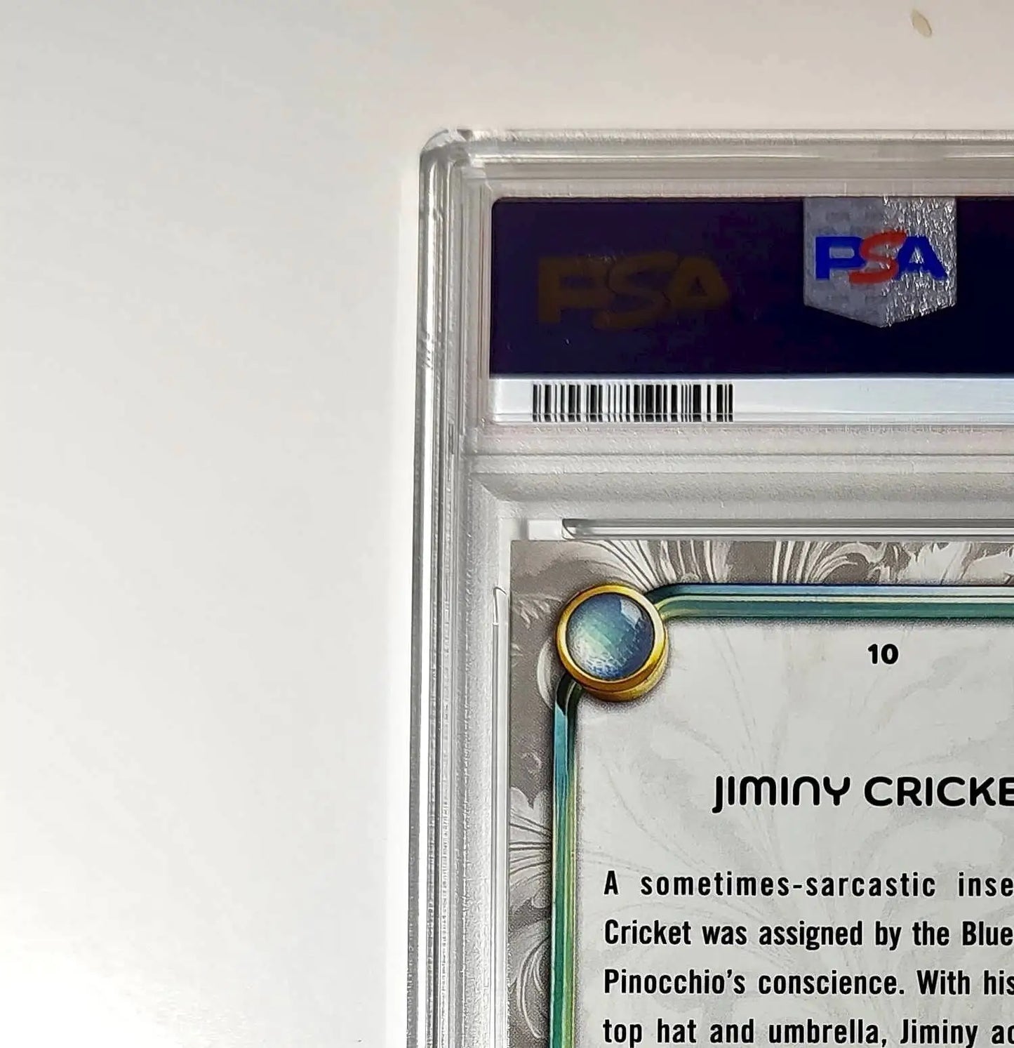 Jiminy Cricket 2025 Topps Disney Wonder #10 Winter Variant Card Pinocchio PSA 9 - Non-Sports Card Single