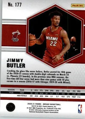 Jimmy Butler - 2020-21 Panini Mosaic - #177 - Basketball