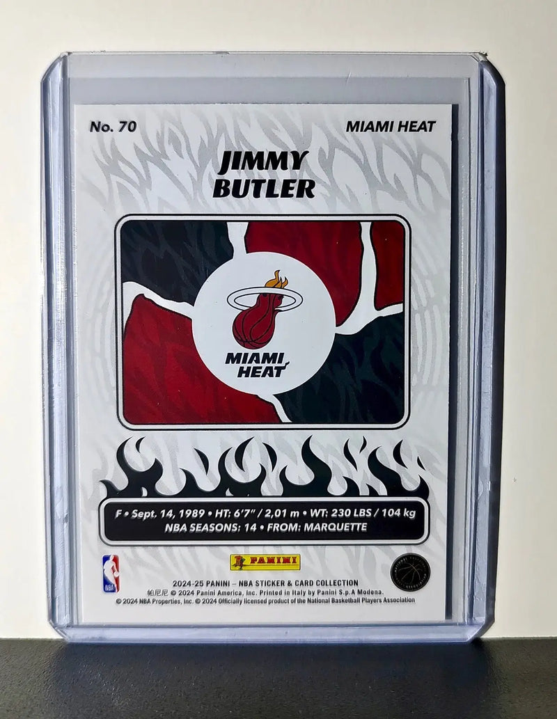 Jimmy Butler 2024-25 Panini NBA #70 Foil Sticker Card Miami Heat